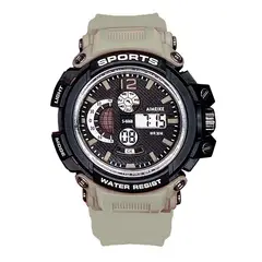 DAYOSHOP - Reloj Digital Luces Resistente Al Agua Calendario Estuche