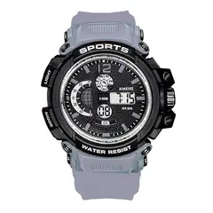 DAYOSHOP - Reloj Digital Luces Resistente Al Agua Calendario Estuche