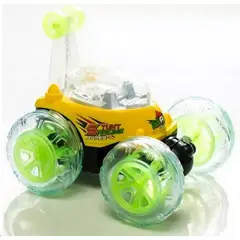 KIDSHOP - Carro Loco Recargable Control Remoto 360 Juguete amarillo-