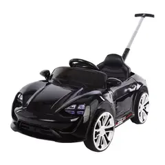 KIDSHOP - Carro recargables electrico montables guia y remoto negro