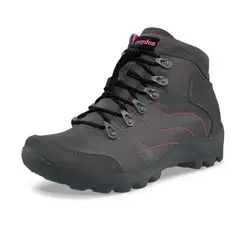 CROYDON - Botas Outdoor Tomoe Gris-Fucsia para Mujer