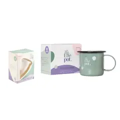 LIFECUP - Kit Esencial Copa Menstrual Transparente Ollita 1