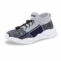 CROYDON - Tenis Running Nelil Gris-Negro para Niño