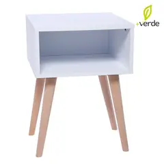 DKO DESIGN - Mesa de Noche Moderna 40 x 40 cm - Sin Cajones