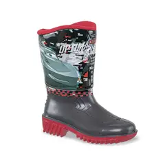 DISNEY - Botas Cars Rayan Gris-Rojo para Niño