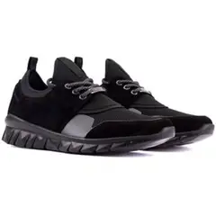 OVERSTATE - Tenis Casuales Lifestyle Cuero Negro DE-6420OV1