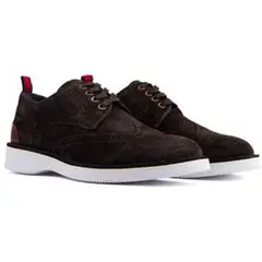 AMBITIOUS - Zapatos En Cuero Gamuza Para Hombre Café CA-6445AM.4