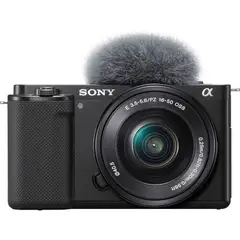 SONY - Cámara digital zv-e10l con lente intercambiable para vblog 242mp