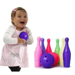 BOY TOYS - Juego de Bolos Pequeño Para Niñas