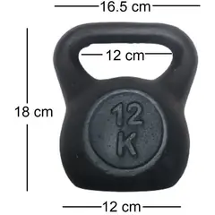 GENERICO - Pesa rusa mancuerna 12 kilos
