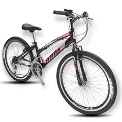 ATILA - Bicicleta Todoterreno Niña 24 Rines en Aluminio 18 Cambios