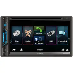 AIWA - Radio Carro DVD Carplay Android Auto Pantalla Bluetooth AW-7081L