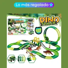 IMPORTADORA MAKA - Pista De Carros Hot Dinosaurio 256 piezas
