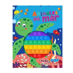 SIN FRONTERAS GRUPO EDITORIAL - LIBRO ANIMALES DEL MAR POP IT