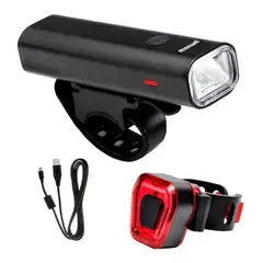 MAXWELL - Luz Bicicleta Set Delantera Trasera Usb Impermeable-
