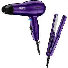 CONAIR - Combo secador 247 + plancha cs80al 247cs80al azul