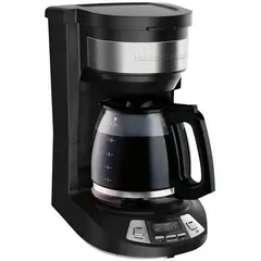 HAMILTON BEACH - Cafetera 12 tazas Programable 46290 Negro
