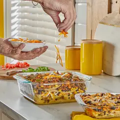 PYREX - Refractaria cuadrada deep 20 cm