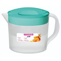 SANREMO - Jarra ovalada plástica 1,2 litros vac freezer tapa en color surtido