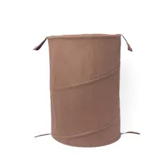 ESSENZA - Cesto Canasta para Clasificar Ropa Sucia Marrón 100% Poliéster