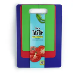 TASTY - Set 3 tablas para picar de 25cm - 29cm - 35cm ayg306kb0397