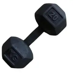 GENERICO - Mancuerna o pesa en hierro de 20 kg