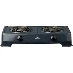HACEB - Estufa de mesa 2 puestos eléctrica ar-elec-2 gris