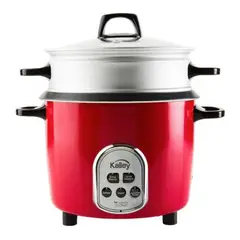 KALLEY - Olla arrocera 7 tazas k-drc14 digital rojo