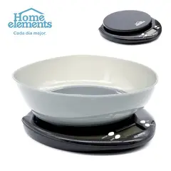 HOME ELEMENTS - Bascula cocina digital 5kg-