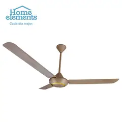 HOME ELEMENTS - Ventilador Techo Bronce 3 Aspas