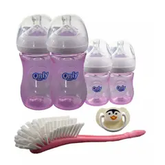 MUNDO BEBE - Kit set de teteros biberones chupos only