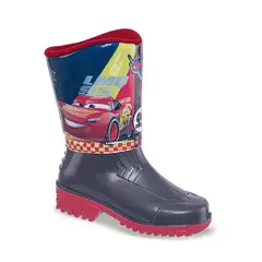 DISNEY - Botas Lluvia Cars Majid Gris-Rojo para Niño