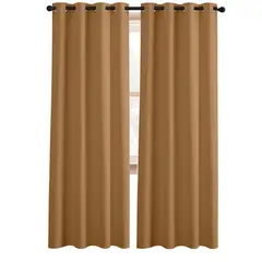 CASATUA - Cortina Semi Blackout Un Paño 140x220cm Aislante - Caqui-