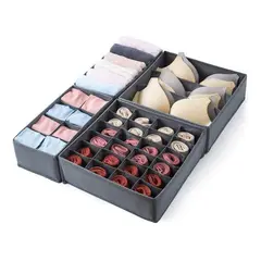CASATUA - Organizador Ropa Interior Divisor Cajones Set De 4-