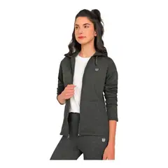 WILSON - Buzo Saco Capucha Deportivo Con Cierre Mujer Sudadera_..