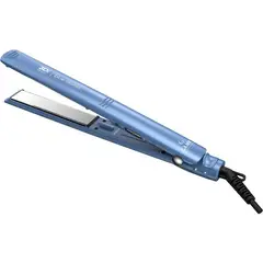 GAMA - Plancha de cabello elegance 3d blue titanio - azul