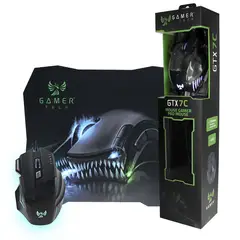 GAMER TECH - Combo Mouse Y Pad Mouse Jaltech