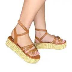 KARLA CHACON - Calzado Casual Sandalia plataforma Zapato Dama Briana