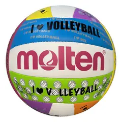 MOLTEN - Balón De Voleibol Cosido MS500 I Love Playa 5