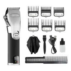 BRITON BARBER - Maquina De Afeitar Cortadora Pelo Inalambrica Briton Set Pro.-