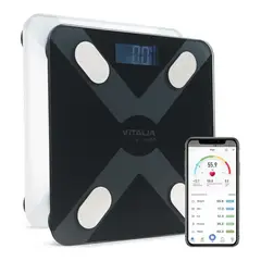 LINKON - Balanza Bascula Pesa Digital Inteligente Vitalia Bluetooth - Negro-