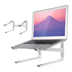 LINKON - Soporte Base Aluminio Para Notebook Compatible Mac - Plateado