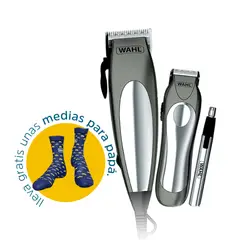 WAHL - Combo Cortadora - Patillera Y Depilador Nasal Home Deluxe Groom Pro 21 Piezas