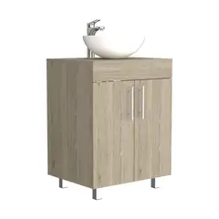 CORONA - Mueble Sorrento Rovere 60 Cm con Lavamanos Manantial