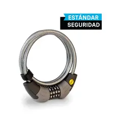 YALE - Guaya de Bloqueo con Cable y Combinación de 4 Diales