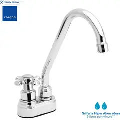 GRIVAL - Griferia Cocina Lavaplatos Sencilla Balta Crucetal