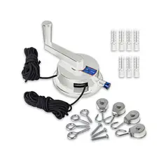 ENERGY PLUS - Kit de polea blanco en aluminio para domos terraza