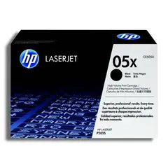 HP - Cartucho de Tóner 05X Negro Alto rendimiento Laserjet Original CE505X