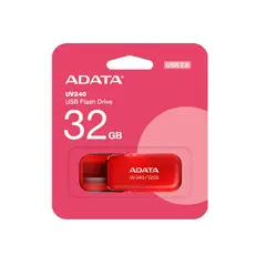 ADATA - Memoria usb 2.0 uv240 con tapa 32 gb roja
