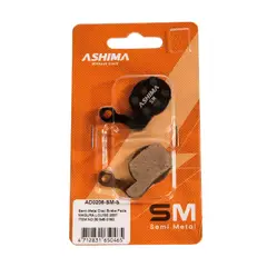 GENERICO - Pastilla De Freno Ashima AD0206-SM-S SemiMetalica